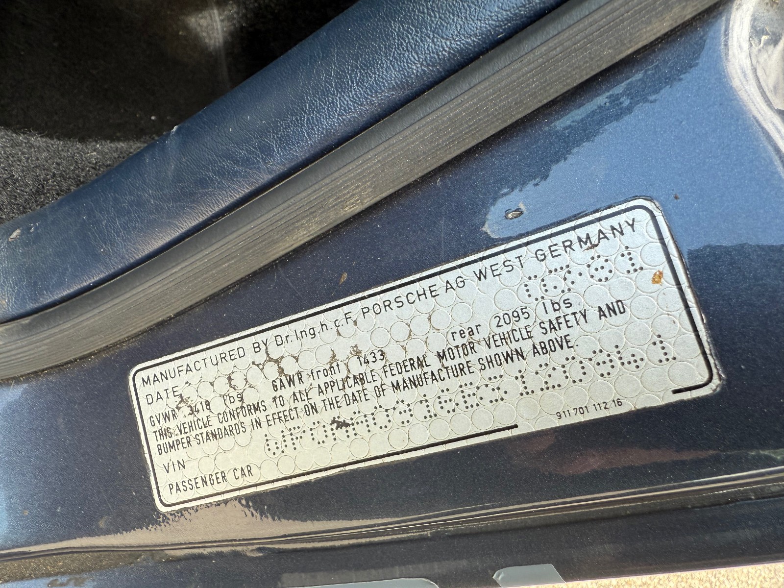 1981 Porsche 911 SC 1409