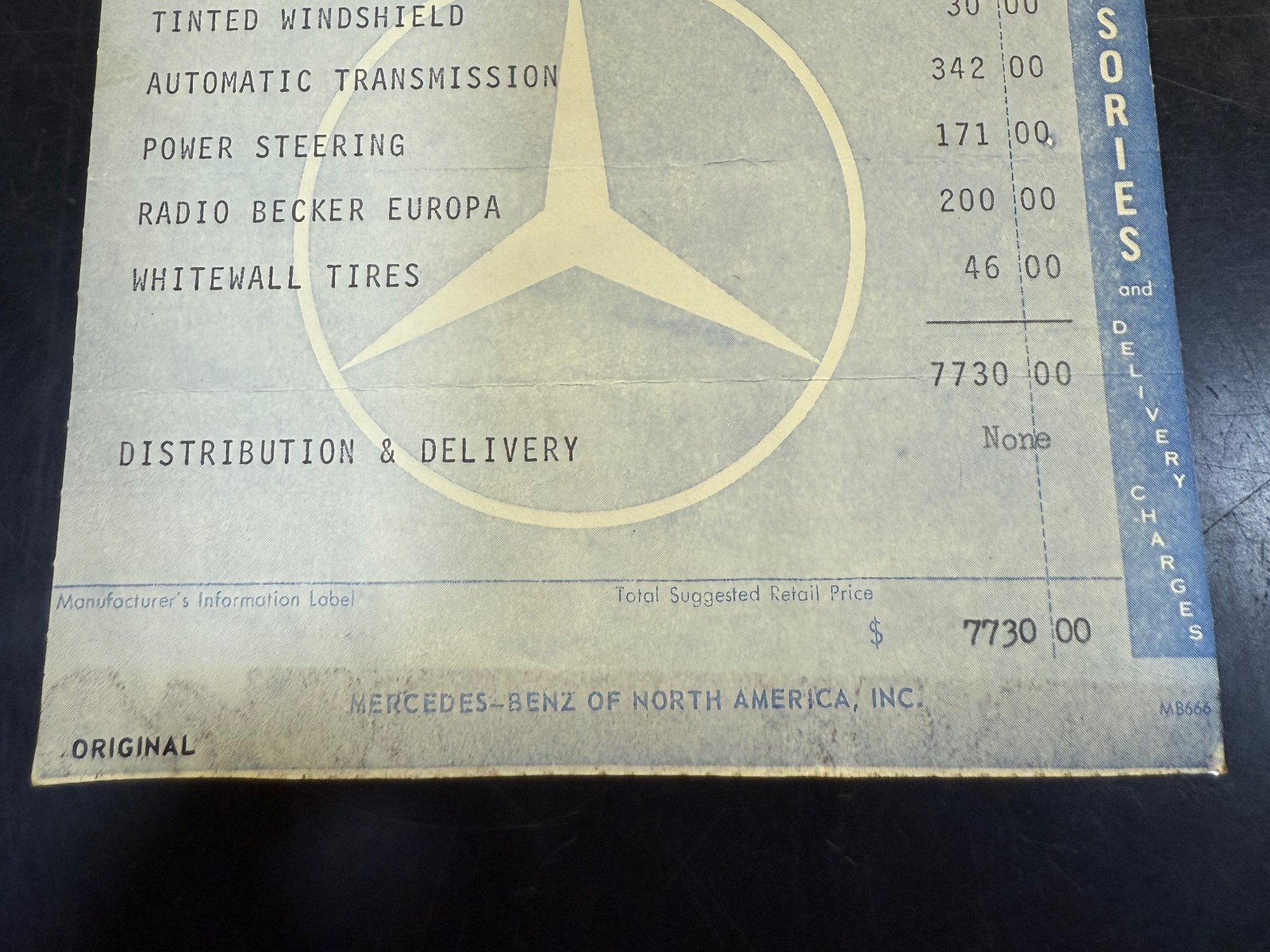 1966 Mercedes Benz 230SL 1480